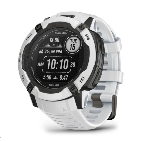 Garmin GPS sportovní hodinky Instinct 2 2X Solar (White)