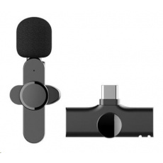 Viking bezdrátový mikrofon s klipem M360, konektor USB-C - Bazar - rozbaleno, 100% stav Viking bezdrátový mikrofon s klipem M360, konektor USB-C - Bazar - rozbaleno, 100% stav