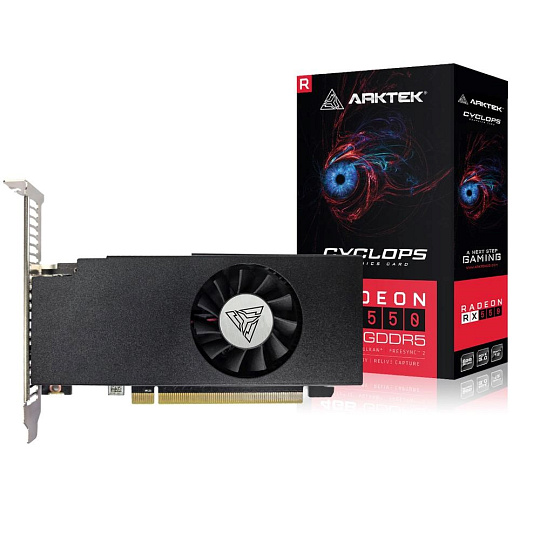 ARKTEK VGA AMD Radeon RX 550 8GB, RX 550, 8GB GDDR5, 1xDP, 1xHDMI ARKTEK VGA AMD Radeon RX 550 8GB, RX 550, 8GB GDDR5, 1xDP, 1xHDMI