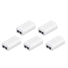 UBNT POE-24-12W-G-WH, Gigabit PoE Injector, 24V/0,5A (12W), 5-Pack UBNT POE-24-12W-G-WH, Gigabit PoE Injector, 24V/0,5A (12W), 5-Pack