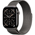 Apple Watch Series 11 GPS + Cellular 46mm Slate Titanium Case with Slate Milanese Loop - M/L