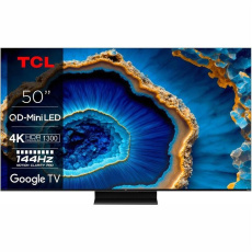 TCL 50" TV, QLED, 4K Ultra HD, HDR, Bluetooth, Wi-Fi, Dolby Atmos, Google TV TCL 50" TV, QLED, 4K Ultra HD, HDR, Bluetooth, Wi-Fi, Dolby Atmos, Google TV