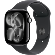Apple Watch Series 11 GPS 46mm Jet Black Aluminium Case with Black Sport Band - S/M Apple Watch Series 11 GPS 46mm Jet Black Aluminium Case with Black Sport Band - S/M