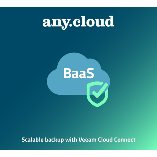 Anycloud BaaS | BaaS for Veeam Storage (100GB/12M)