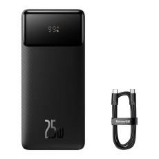 Baseus Bipow Powerbanka s digitálním displejem 20000mAh 25W černá + Type-C kabel 60W Baseus Bipow Powerbanka s digitálním displejem 20000mAh 25W černá + Type-C kabel 60W