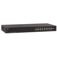 BAZAR - Cisco switch SG250-18-RF, 16x10/100/1000, 2xGbE SFP/RJ-45, REFRESH - Po opravě (Komplet)