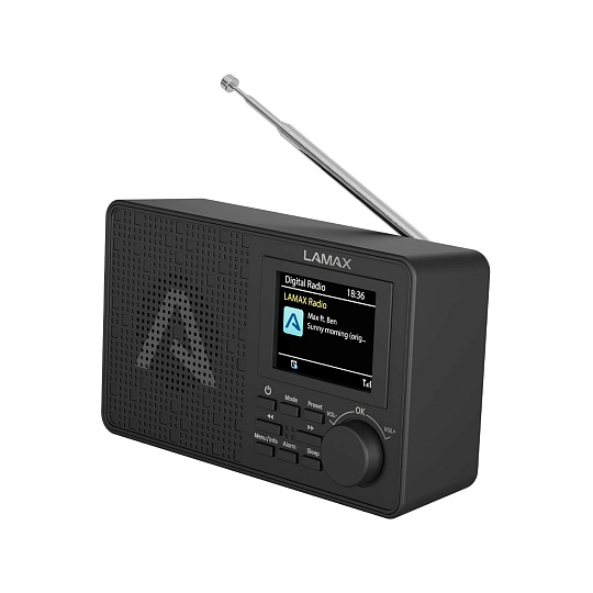 LAMAX RadioVox1 DAB - Přenosné DAB+ rádio s FM tunerem a Bluetooth LAMAX RadioVox1 DAB - Přenosné DAB+ rádio s FM tunerem a Bluetooth