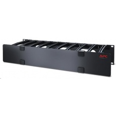 APC 2U Horizontal Cable Manager, 6" Fingers top and bottom APC 2U Horizontal Cable Manager, 6" Fingers top and bottom