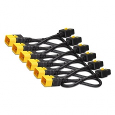 APC Power Cord Kit (6 ks), Locking, C19 to C20, 0.6m APC Power Cord Kit (6 ks), Locking, C19 to C20, 0.6m