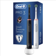 Oral-B PRO 3 3900 Cross Action DUO Set zubních kartáčků Oral-B PRO 3 3900 Cross Action DUO Set zubních kartáčků