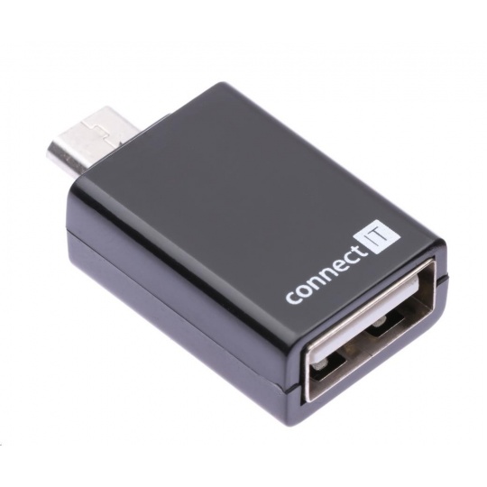 CONNECT IT Redukce USB 2.0 A - Micro B OTG (F/M, On The Go kompatibilní)