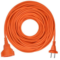 Solight 1z pohyblivý přívod - spojka, 30m, 2 x 1,5mm2, oranžová Solight 1z pohyblivý přívod - spojka, 30m, 2 x 1,5mm2, oranžová