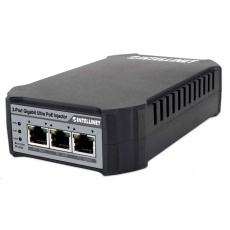 Intellinet 2-port Gigabit Ultra PoE Injector, 1x 50W, 1x 30W port, IEEE 802.3at/af