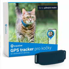 Tractive GPS CAT 4 LTE – sledování polohy a aktivity pro kočky – půlnoční modrá Tractive GPS CAT 4 LTE – sledování polohy a aktivity pro kočky – půlnoční modrá