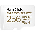 SanDisk MicroSDHC karta 256GB MAX Endurance + adaptér, 120,000 hodin
