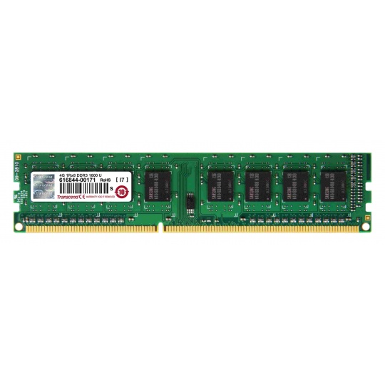 TRANSCEND DIMM DDR3 4GB 1600MHz 1Rx8 CL11