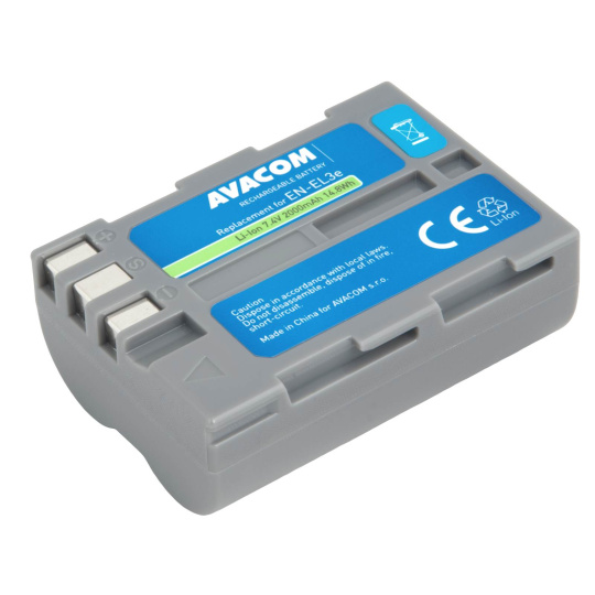 AVACOM náhradní baterie Nikon EN-EL3E Li-Ion 7.4V 2000mAh 14.8Wh