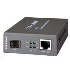 TP-Link MC220L - Fiber media konvertor 1000Base-LX(SX,LH) - RJ45/SFP (mini-gbic), 10km, BAZAR - z opravy TP-Link MC220L - Fiber media konvertor 1000Base-LX(SX,LH) - RJ45/SFP (mini-gbic), 10km, BAZAR - z opravy