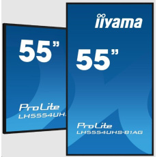 iiyama ProLite LH5554UHS-B1AG , 138.6cm (55''), 4K, black iiyama ProLite LH5554UHS-B1AG , 138.6cm (55''), 4K, black