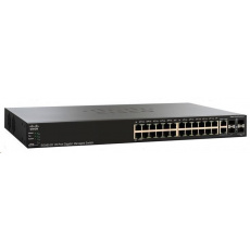 BAZAR - Cisco switch SG350-28-RF 24x10/100/1000, 2xSFP, 2xGbE SFP/RJ-45, REFRESH - poškozený obal