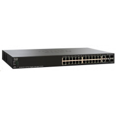BAZAR - Cisco switch SG350-28-RF 24x10/100/1000, 2xSFP, 2xGbE SFP/RJ-45, REFRESH - poškozený obal BAZAR - Cisco switch SG350-28-RF 24x10/100/1000, 2xSFP, 2xGbE SFP/RJ-45, REFRESH - poškozený obal
