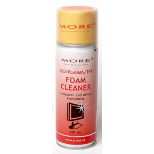 ARMOR Čistící pěna LCD/PLASMA/TFT 200 ml, + mikroaktivní utěrka - chybějící víčko