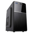 VeinX case Chant CH25M Micro Tower, bez zdroje, 1x USB-C, 2x USB3.0, 1x USB2.0, černá