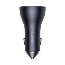 Baseus rychlonabíjecí adaptér do automobilu 2*USB-C + USB-A 65W tmavě šedá Baseus rychlonabíjecí adaptér do automobilu 2*USB-C + USB-A 65W tmavě šedá