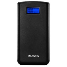ADATA PowerBank S20000D - externí baterie pro mobil/tablet 20000mAh, černá ADATA PowerBank S20000D - externí baterie pro mobil/tablet 20000mAh, černá