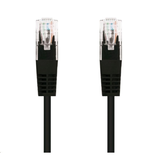 C-TECH kabel patchcord Cat5e, UTP, černá, 2m C-TECH kabel patchcord Cat5e, UTP, černá, 2m