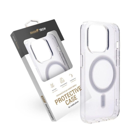 RhinoTech MAGcase Clear pro Apple iPhone 15, transparentní