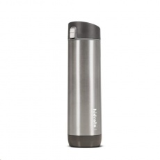 HidrateSpark Steel – chytrá lahev s brčkem, 620 ml, stainless