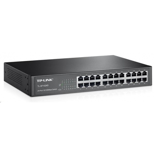 TP-Link switch TL-SF1024D (24x100Mb/s, fanless)