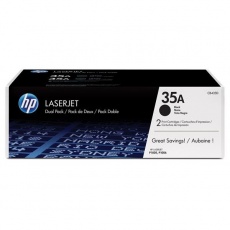 HP 35A Black 2-pack LJ Toner Cart, CB435AD (1,500 / 1,500 pages) HP 35A Black 2-pack LJ Toner Cart, CB435AD (1,500 / 1,500 pages)
