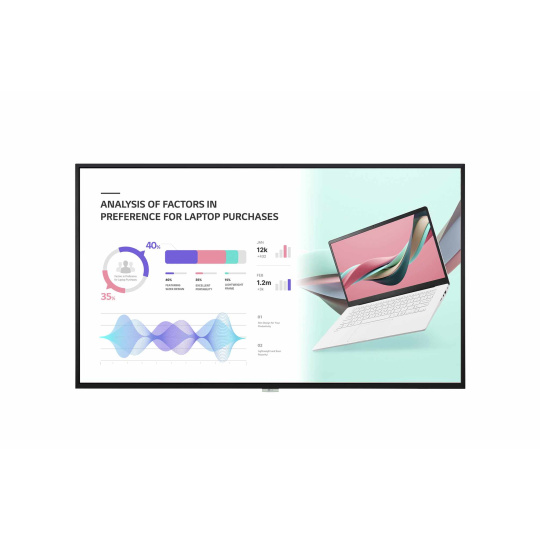 LG 55" signage 55UH7N - UHD, 24h, 700nit, WebOS 6.0