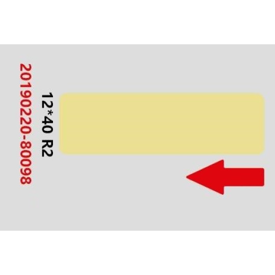 Niimbot štítky RP 12x40mm 155ks BrightYellow pro D11 a D110