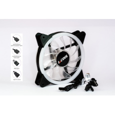 1stCOOL Fan AURA EVO Dual Ring ARGB ventilátor 12cm