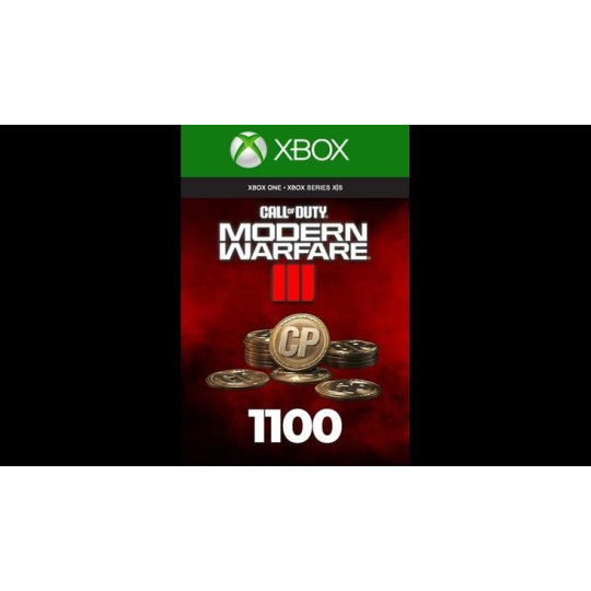 Call of Duty: Modern Warfare III - 1100 Points (Xbox One / Xbox Series X|S) Call of Duty: Modern Warfare III - 1100 Points (Xbox One / Xbox Series X|S)