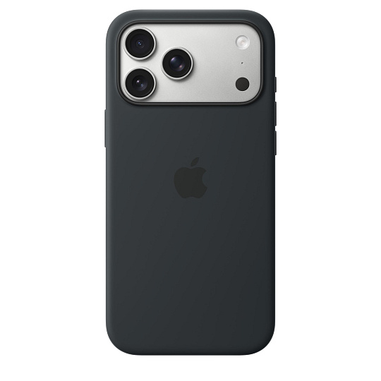 Apple iPhone 17 Pro Max Silicone Case with MagSafe – Black Apple iPhone 17 Pro Max Silicone Case with MagSafe – Black