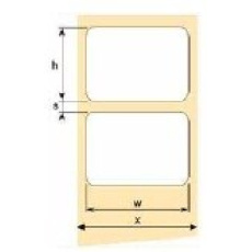 OEM samolepicí etikety 68mm x 38mm, bílý PE, cena za 2000 ks OEM samolepicí etikety 68mm x 38mm, bílý PE, cena za 2000 ks