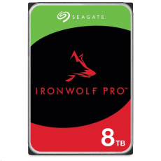 BAZAR - SEAGATE HDD 8TB IRONWOLF PRO (NAS), 3.5", SATAIII, 7200 RPM, Cache 256MB, recertifikovany product