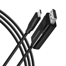 AXAGON RVC-DPC, USB-C -> DisplayPort redukce / kabel 1.8m, 4K/60Hz AXAGON RVC-DPC, USB-C -> DisplayPort redukce / kabel 1.8m, 4K/60Hz