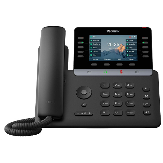 Yealink SIP-T74W SIP telefon, 4,3" barevný, 2 x USB, 480 x 272, WiFi, Bluetooth, 2 x RJ45 10/100/1000 Mbps Yealink SIP-T74W SIP telefon, 4,3" barevný, 2 x USB, 480 x 272, WiFi, Bluetooth, 2 x RJ45 10/100/1000 Mbps