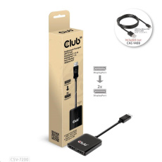 Club3D adaptér USB-C na DisplayPort, 4K60Hz (M/F) Club3D adaptér USB-C na DisplayPort, 4K60Hz (M/F)