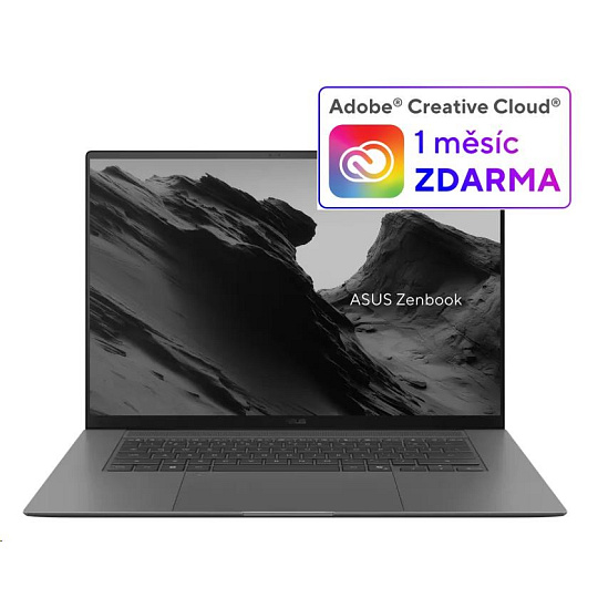 ASUS NTB Zenbook S 16 OLED (UM5606GA-OLED592XZ), AI 9 465, 16" 3K, 32GB, 512GB SSD, Radeon, W11 Pro, Antrim Gray ASUS NTB Zenbook S 16 OLED (UM5606GA-OLED592XZ), AI 9 465, 16" 3K, 32GB, 512GB SSD, Radeon, W11 Pro, Antrim Gray